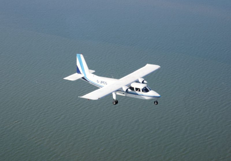 Aircraft G-JPEG in flight