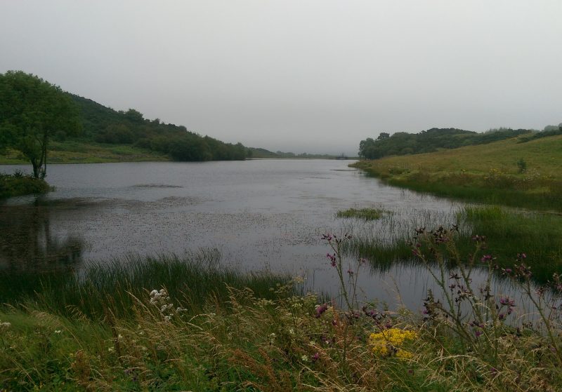 Dalbeattie Reservoir on a very cloudy day