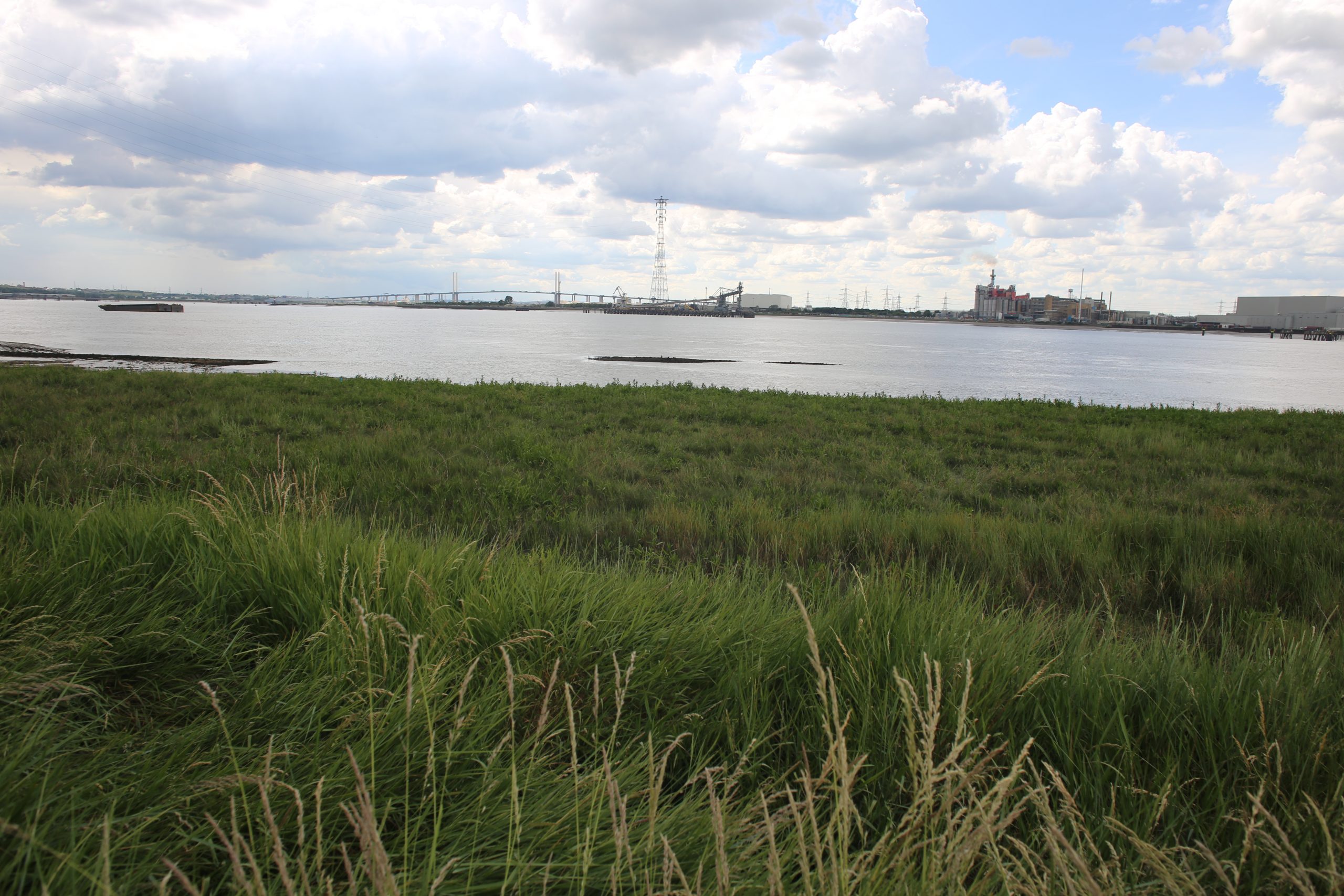 The proposed London Resort theme park site on the Swanscombe Peninsula in Kent' for the second