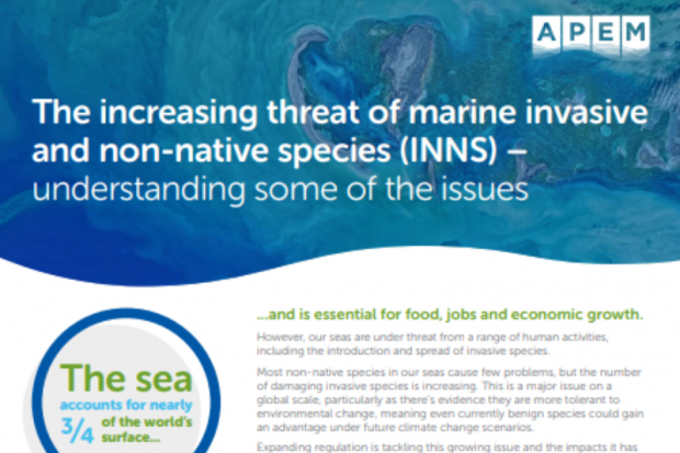 The increasing threat of marine invasive and non-native species (INNS) – understanding some of the issues Thumbnail