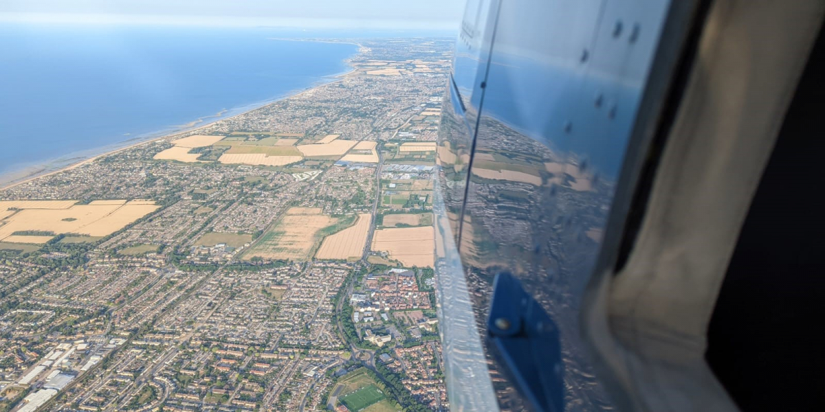 Aerial view of littlehampton