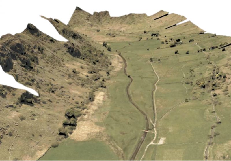 Photogrammetry of a valley